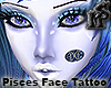 Pisces Face Tattoo