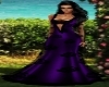 Misty Dark Purple Gown