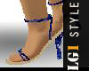 LG1 Blue Strapped Sandal