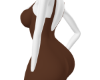 brwn bodycon dress