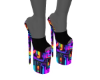 Muse) Digital Neon Heels