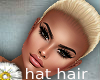 hat hair blonde *B