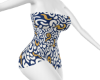 Printed short jumpsuit