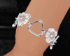 Silver White Bracelets