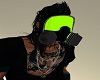 Party Gas Mask/Neon