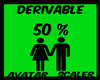 {J} 50  % Avatar  Scaler