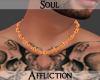 Spiked Necklace-Orange