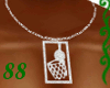 B-ball bling necklace M