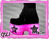 {FL}Blk/Pink Shoes