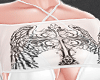Graphic White Sweater