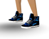 Blue Techno Sneakers