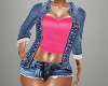 ~CR~Jeans Outfit&PinkTop