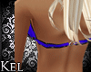 *K Royal Blue Tube Frill