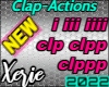 NEW 6 Clap Actions 2022