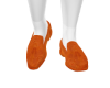 Winter Orange Loafers