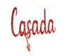 casada sign