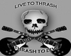 Live to thrash Sticker