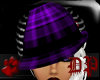 (dp) Fant Plaid Hat Purp