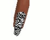 *Zebra print nail