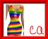 ~CA Rainbow MiniDress
