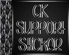 H| 6K Support Sticker