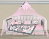Cute Baby Girl Crib