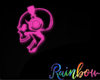 Neon Pink DJ Skull 1