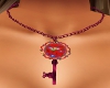 [KC]Red Bee Key Necklace