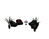 Black Red ChairSet