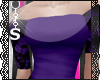 -S- Sexy purple shoulder