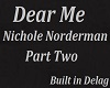 Dear Me -- Part Two