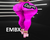 QUEEN JEANS EMBX PINK