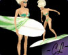 Surfboard Green - Hover