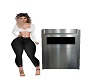 Diner Trash Can
