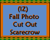 Fall Cut Out Scarecrow