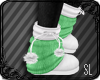!SL l Green Snow Shoes