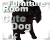 R\C Cute Dog Black Furn