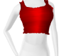 Red ruffled shirt