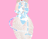 blue cow bodysuit +boots