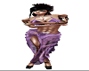 purple swim suit