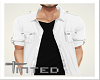 [T] White Wrinkled Shirt