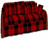Red Tartan Sofa