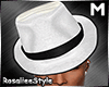 👫 BAD Hat White M