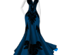 Elegant Blue /Black Gown
