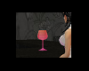 Pink Haze Wine Glass