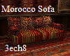 Red Morocco Arabic Sofa 