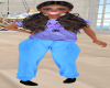 Girls Blue Sweats