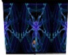 Blue Swirl Curtain