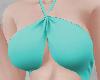 A~ Teal Wrap Halter