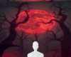 Red moon forest bg